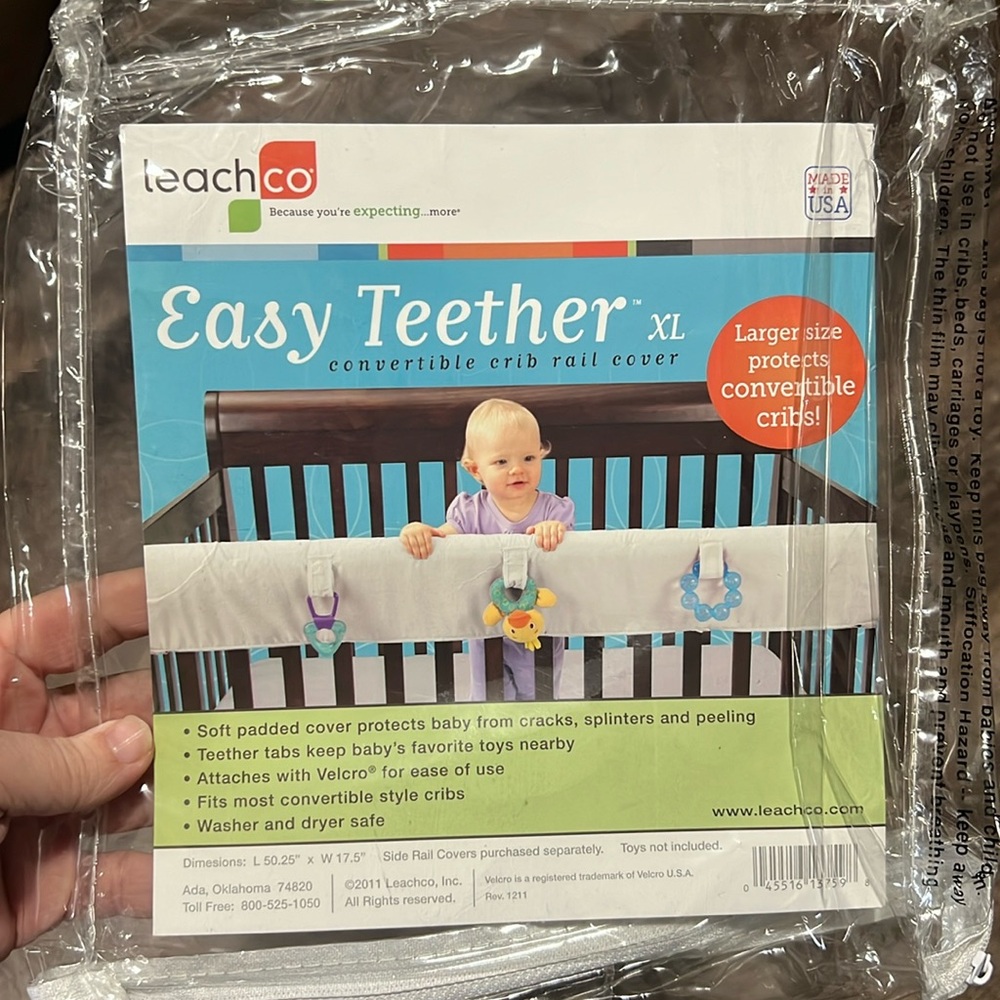 Easy Teether XL - Convertible Crib Rail Cover